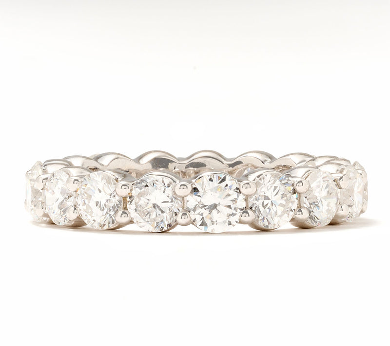 Fire Light Lab Grown Diamond 4.00 cttw Eternity Band Ring, 14K — View 7