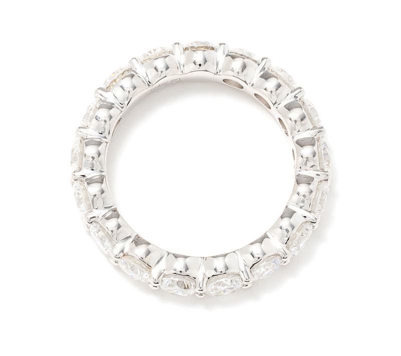 Fire Light Lab Grown Diamond 4.00 cttw Eternity Band Ring, 14K — View 6