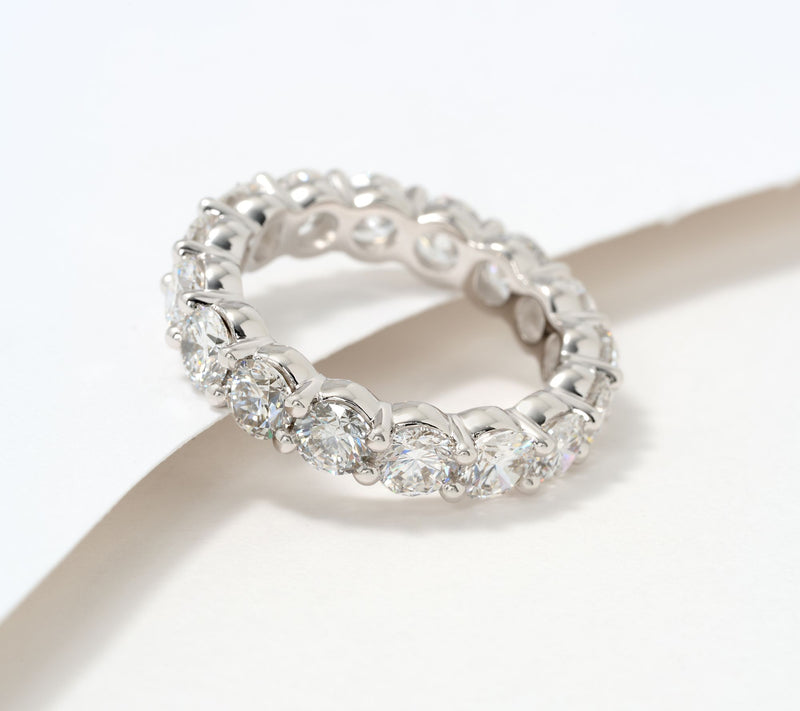 Fire Light Lab Grown Diamond 5.00 cttw Eternity Band Ring, 14K — View 6