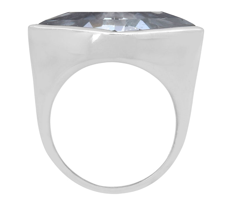 Affinity Gems Coated Quartz Cocktail Ring, Sterling Silver — View 5