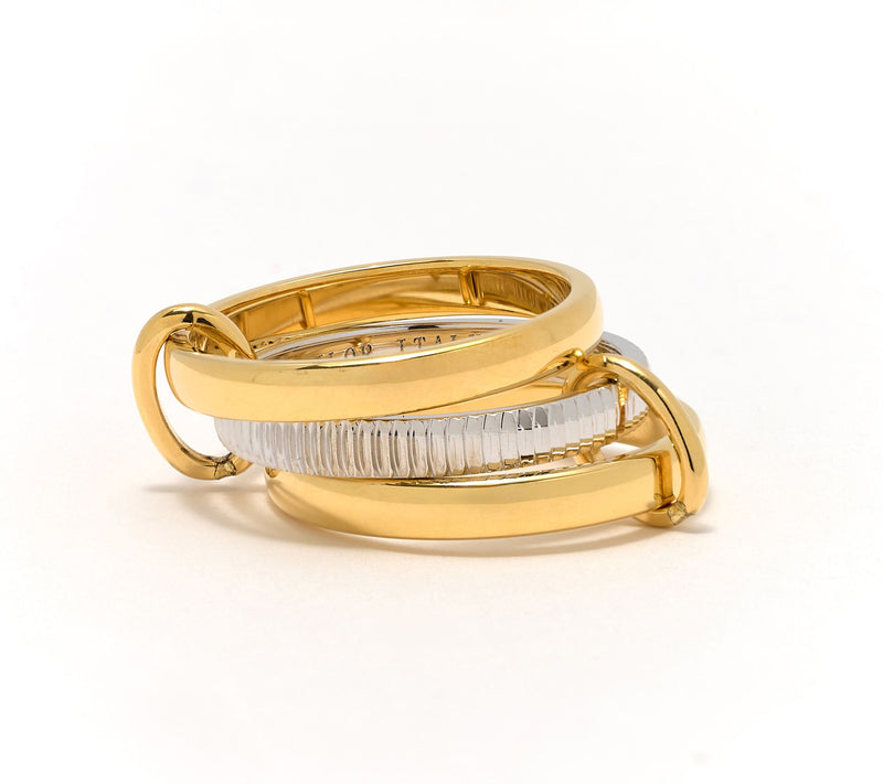 David Markstein Bronze Luxe Interlocking Triple Ring — View 16