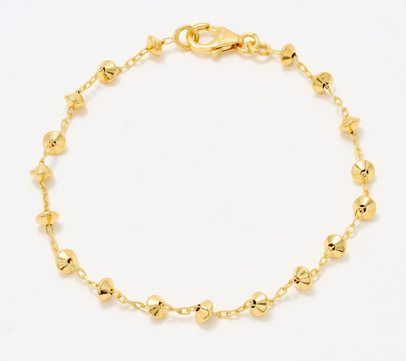 David Markstein Silver Premiere Pyramid Beads Bracelet — View 13