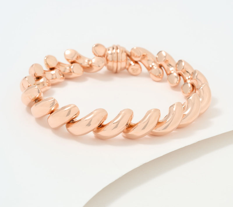 David Markstein Bronze San Marco Bracelet w/ Magnetic Clasp — View 12