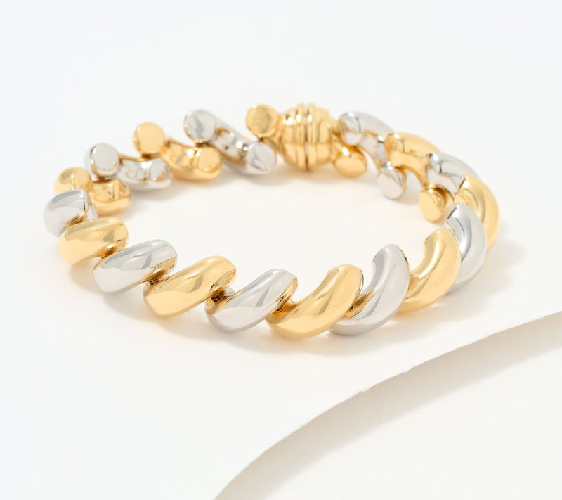 David Markstein Bronze San Marco Bracelet w/ Magnetic Clasp — View 16