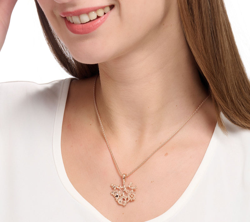 David Markstein Sterling Silver Jane Cimaruta Pendant w/ Enhancer& Chain — View 4