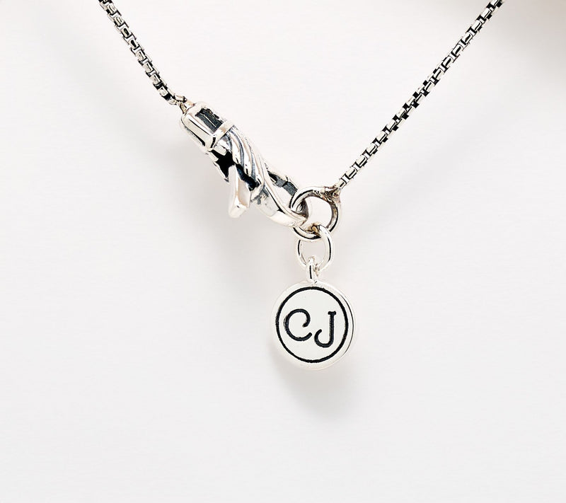 Christian James by Scott Grimes Sterling Petite Message Tag Necklace — View 9