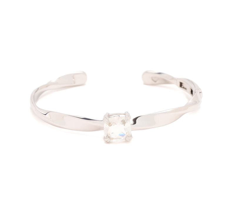 Christian James by Scott Grimes Sterling Ripple Gemstone Cuff Bracelet — View 15