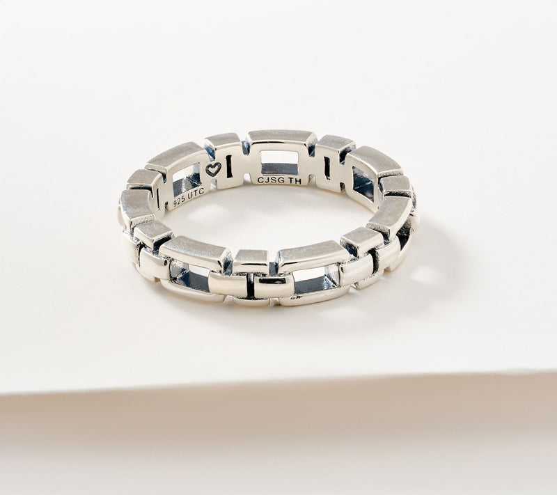Christian James by Scott Grimes Sterling Silver Luciano Band Ring — Main view