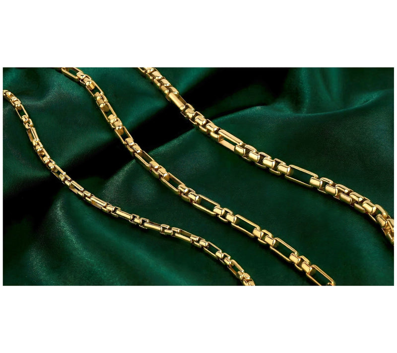 Christian James by Scott Grimes 14K Clad 3mm 3x1 Luciano Bracelet, 6.50g — View 5