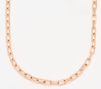 David Markstein Bronze Premiere Luxe Paper Clip Necklace, 18"