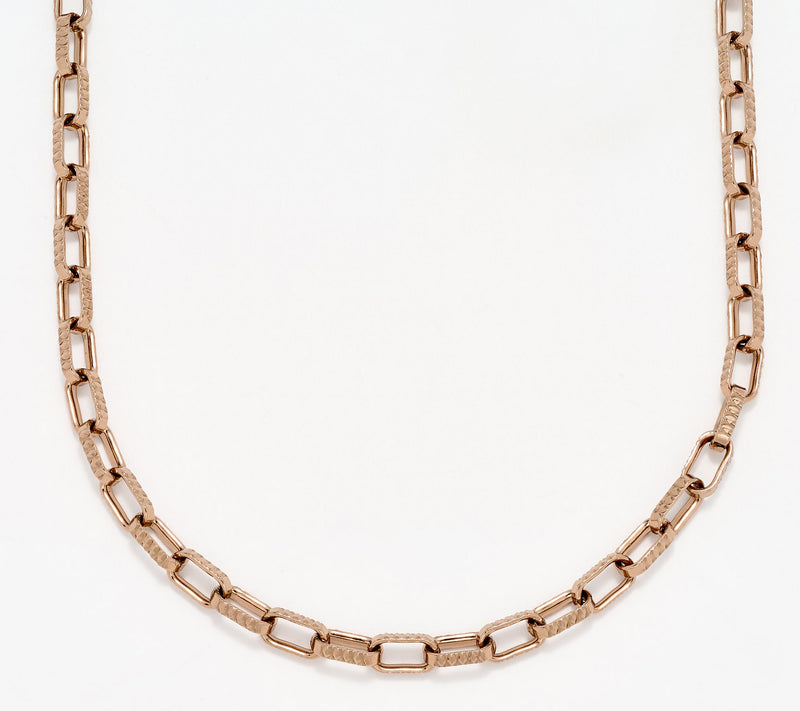 David Markstein Bronze Premiere Luxe Paper Clip Necklace, 18" — View 14