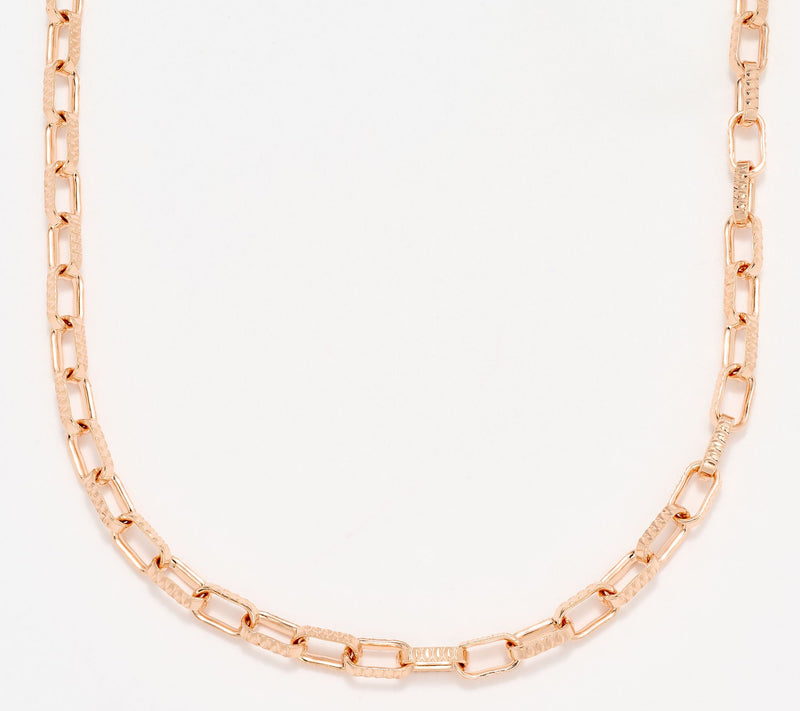 David Markstein Bronze Premiere Luxe Paper Clip Necklace, 18" — View 15