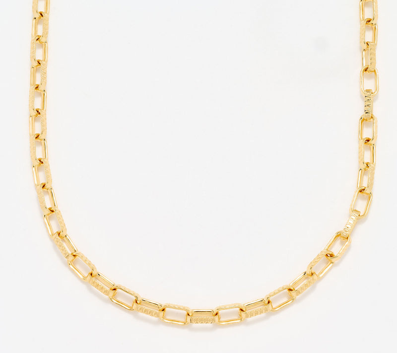 David Markstein Bronze Premiere Luxe Paper Clip Necklace, 18" — View 17