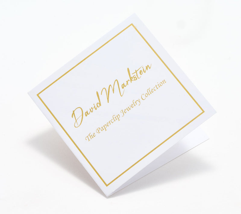 David Markstein Bronze Premiere Luxe Paper Clip Necklace, 18" — View 5