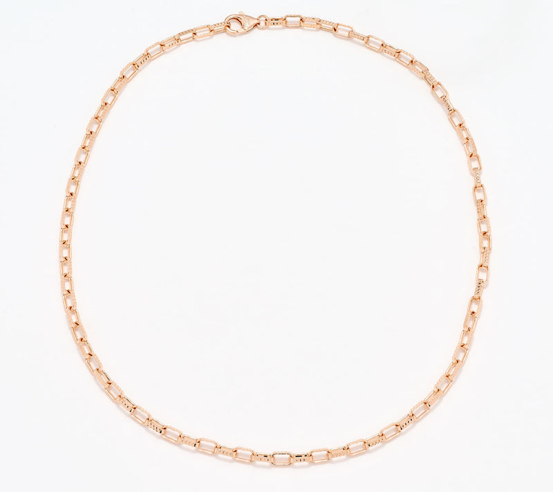 David Markstein Bronze Premiere Luxe Paper Clip Necklace, 18" — View 2