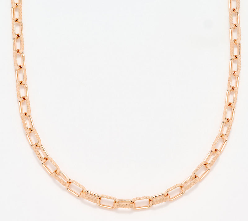 David Markstein Bronze Premiere Luxe Paper Clip Necklace, 20" — Main view