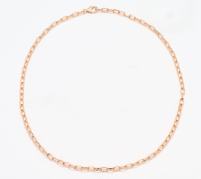 David Markstein Bronze Premiere Luxe Paper Clip Necklace, 20" — View 2