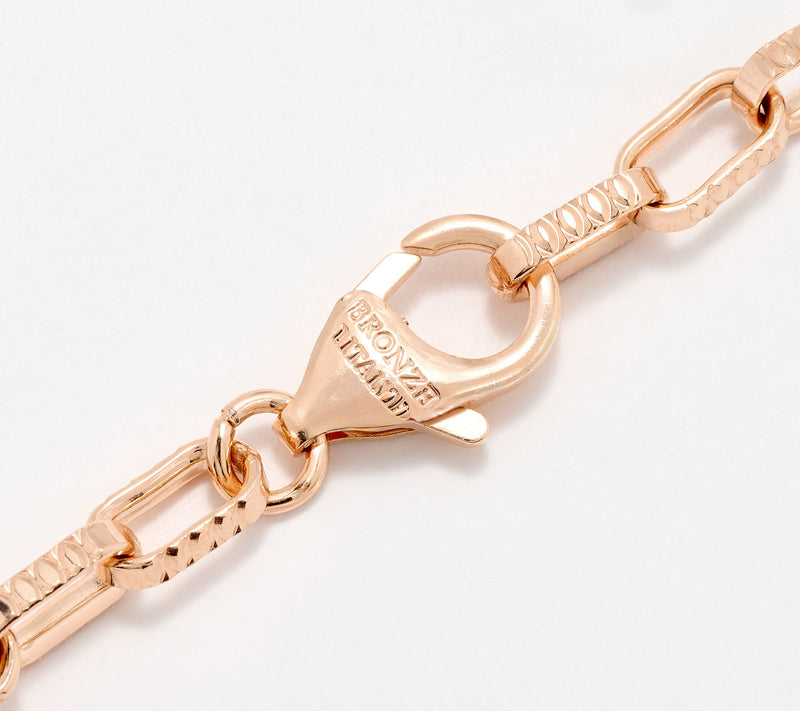 David Markstein Bronze Premiere Luxe Paper Clip Necklace, 20" — View 3