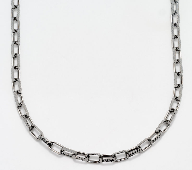 David Markstein Bronze Premiere Luxe Paper Clip Necklace, 22" — View 13