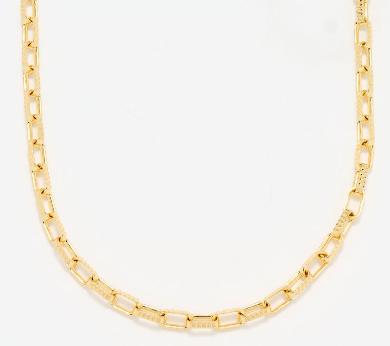 David Markstein Bronze Premiere Luxe Paper Clip Necklace, 22" — View 17