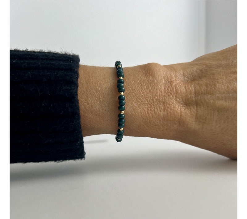 MaeMarie Wraps Meadow Bubble Slip On Bracelet,14K Gold — View 2
