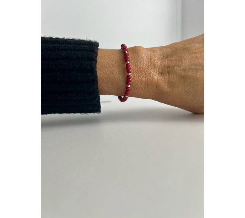MaeMarie Wraps Passion Bubble Slip On Bracelet,Sterling — View 2