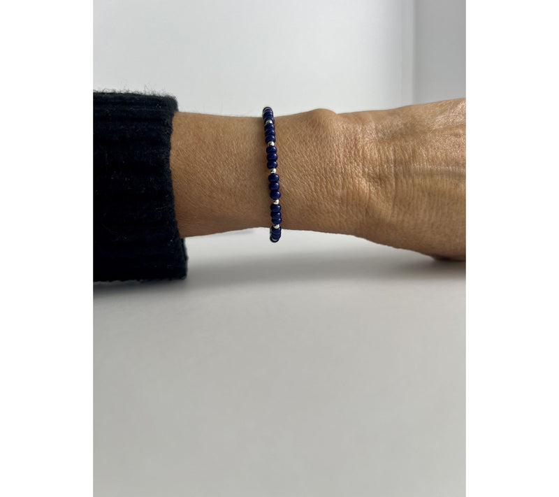 MaeMarie Wraps Peacock Bubble Slip On Bracelet,Sterling — View 2