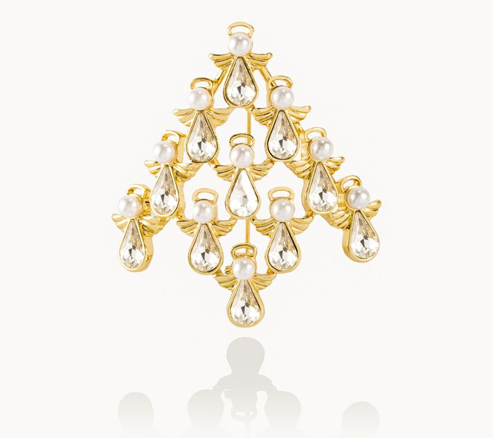 Violet & Brooks Vintage Christmas Brooch — View 10
