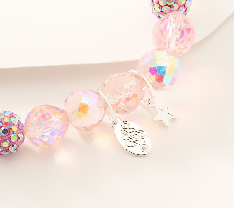Kirks Folly Forever Loved Crystal Stretch Bracelet — View 4