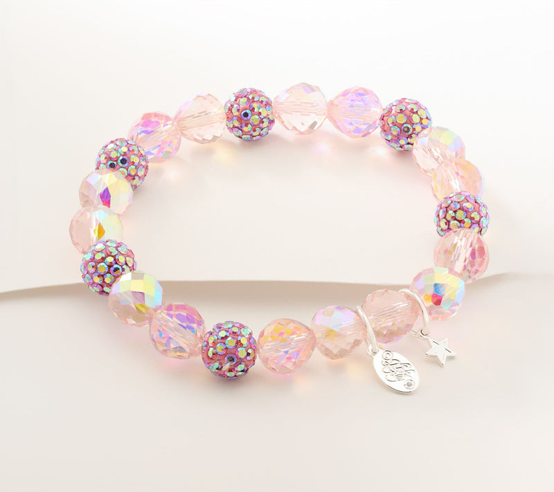 Kirks Folly Forever Loved Crystal Stretch Bracelet — View 3