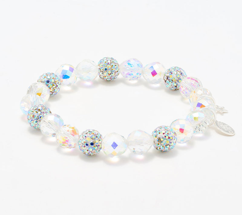 Kirks Folly Forever Loved Crystal Stretch Bracelet — View 16