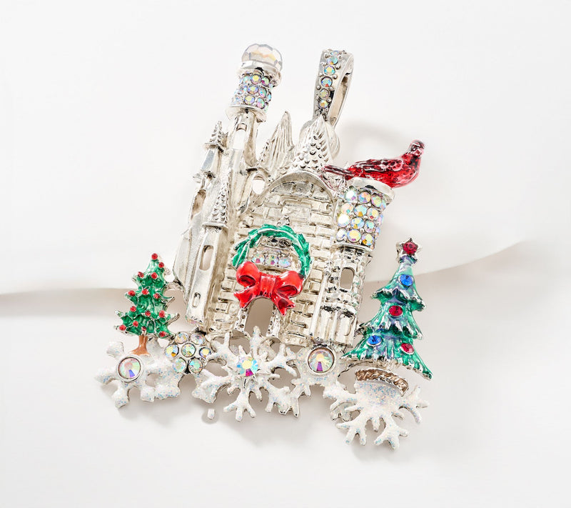 Kirks Folly Fairyland Winter Palace Foldover Magnetic Pndnt — View 5