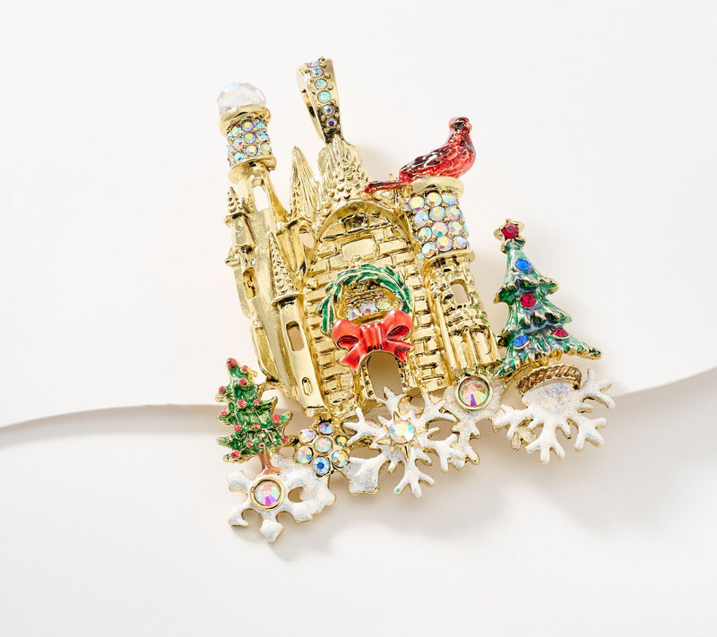 Kirks Folly Fairyland Winter Palace Foldover Magnetic Pndnt — Main view