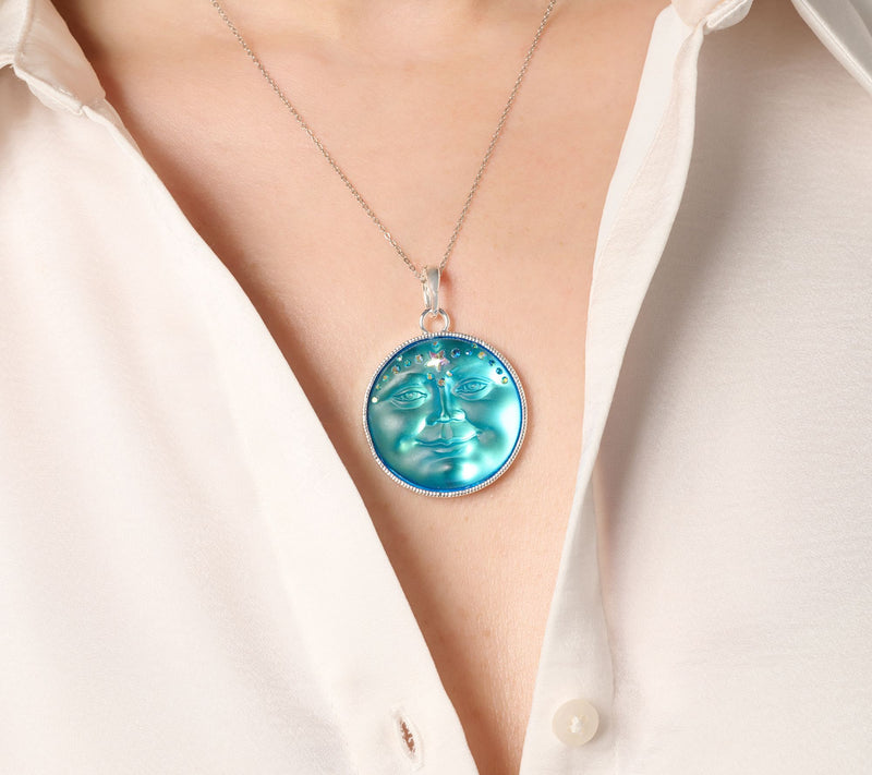 Kirks Folly Venus Mystic Seaview Moon 35mm Open Ring Charm — View 5