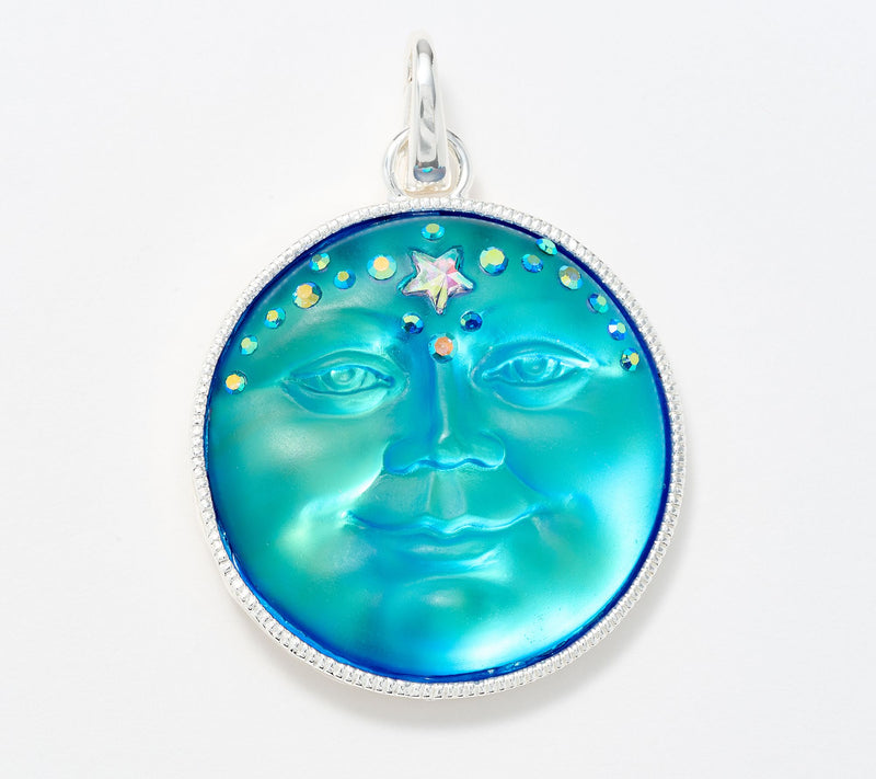 Kirks Folly Venus Mystic Seaview Moon 35mm Open Ring Charm — View 8