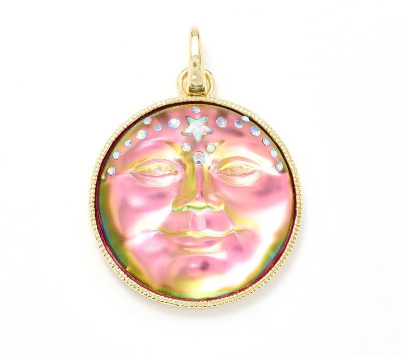 Kirks Folly Venus Mystic Seaview Moon 35mm Open Ring Charm — View 9