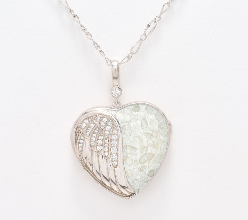 Kirks Folly Stardust Diamond I Remember You By Heart Locket — View 9