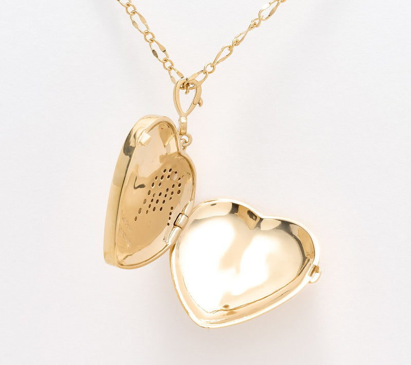 Kirks Folly Stardust Diamond I Remember You By Heart Locket — View 2