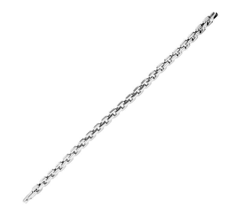 Steel By Design Square Link Bracelet — View 2