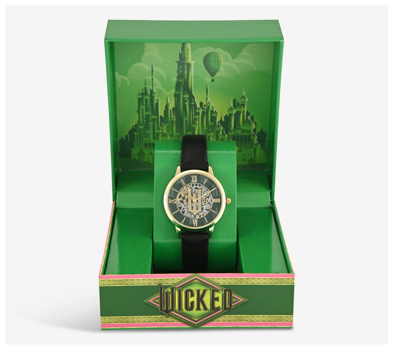 Wicked Women's Goldtone Black Strap Watch — View 3