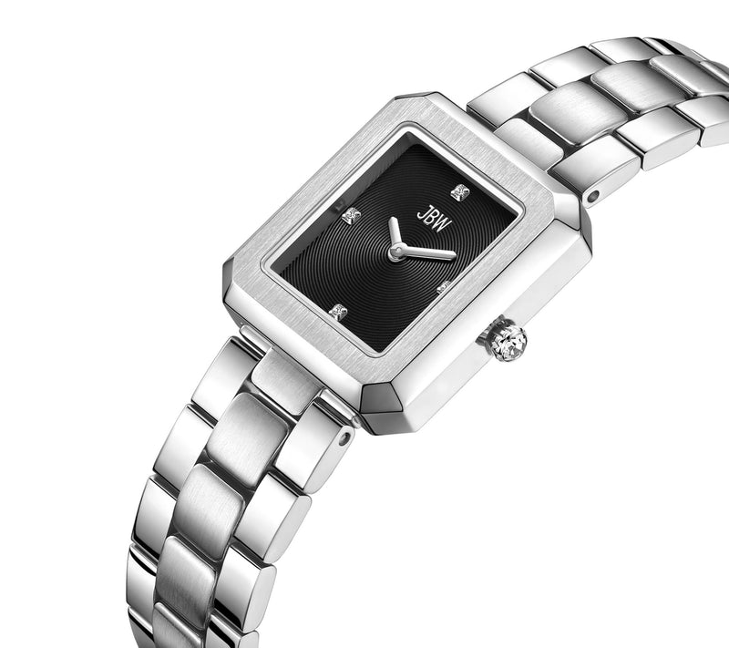 JBW Women's Arc Stainless Steel Lab Grown Diamo nd Watch — View 2