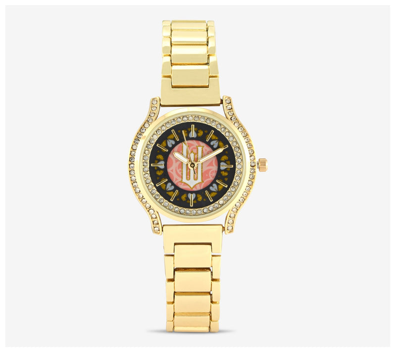 Wicked Women's Goldtone Crystal Dial Watch — Main view