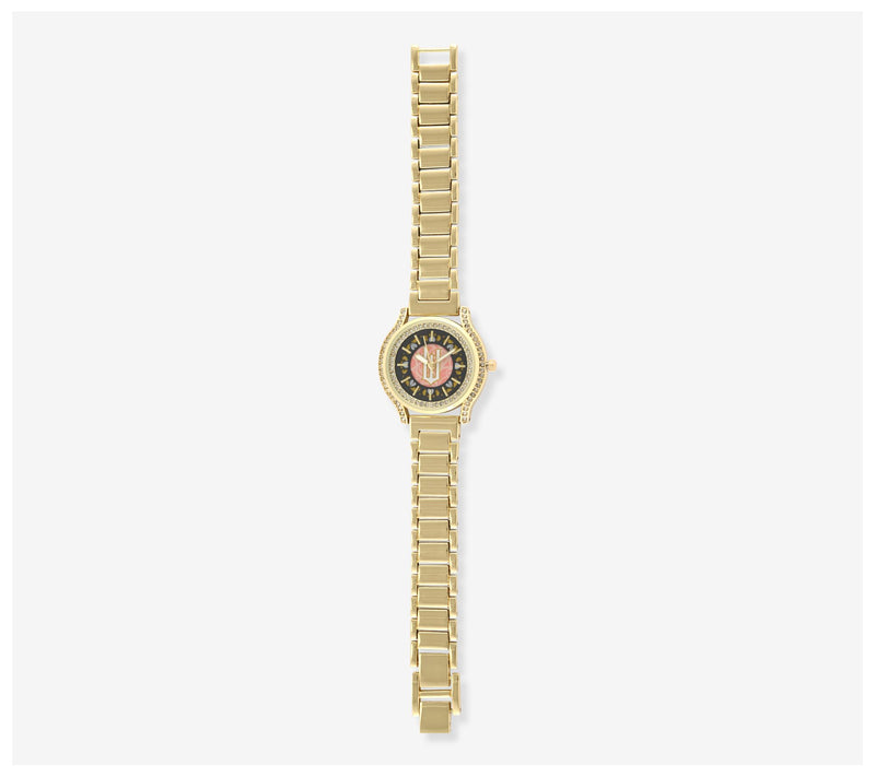 Wicked Women's Goldtone Crystal Dial Watch — View 2