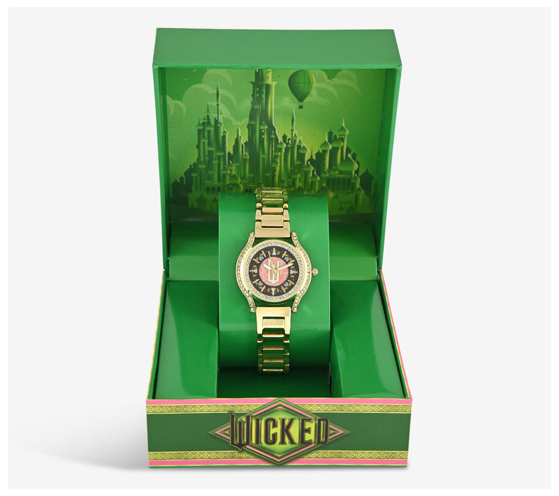 Wicked Women's Goldtone Crystal Dial Watch — View 3