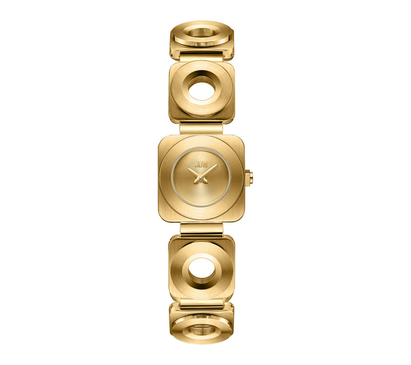 JBW Women's Chasm 18K Gold Plated Open Link Wat ch — View 7