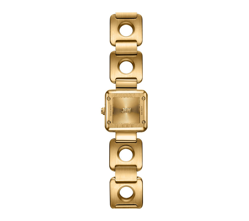 JBW Women's Chasm 18K Gold Plated Open Link Wat ch — View 3