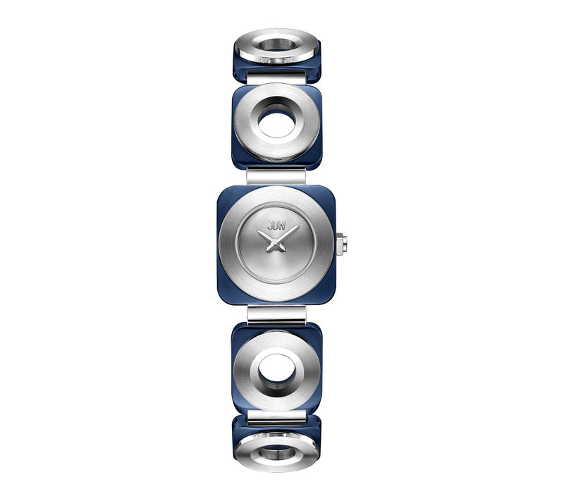 JBW Women's Chasm Blue IP Stainless Open Link W atch — View 7