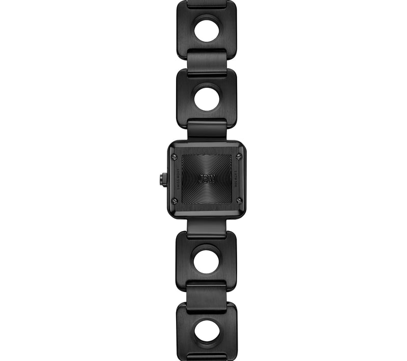 JBW Women's Chasm Black IP Stainless Crystal Op en Link Watch — View 3