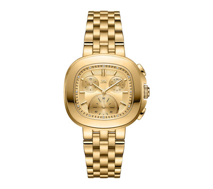 JBW Men's Coast 18K Gold Plate d Lab Grown Dia mond Watch