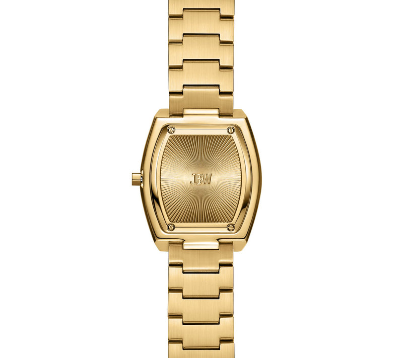 JBW Men's Atlas 18K Gold Plated Red Dial Watch — View 3